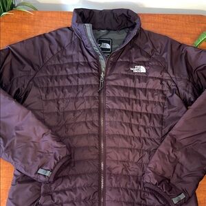 The North Face Dark Purple Quilted Jacket